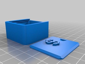 coin box Container kundengebundene 3d print model - Mito3D