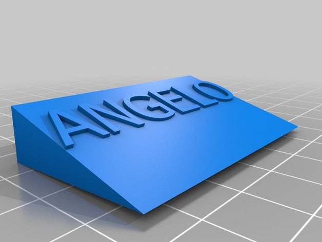 adı angelo Otomotiv 3D print model - Mito3D