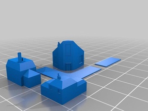 şehir banliyölerinde binalar değiştirilebilir diğer 3d print model - Mito3D