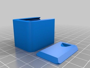 personalizado cartão sd caixa de tampa deslizante recipientes 3d print model - Mito3D