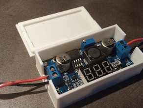 ayarlanabilir voltaj regülatörü durumda elektronik kimdrox gerilim 3d print model - Mito3D