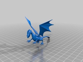 owen personalizzato procedurali drago - tutti openscad tutto casuale animali su misura 3d print model - Mito3D
