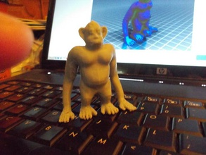 monkey mini Tiere 3d print model - Mito3D