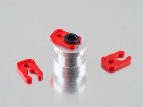 bowden tube clip 3d printer parts 3d print model - Mito3D