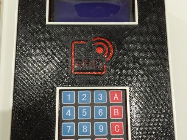 alarmino caso v10 l'elettronica arduino display 20x04 tastiera pir orologio in tempo reale rele rfid il sensore 3D print model - Mito3D