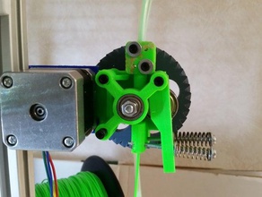 geared bowden extruder mk8 flexible filament 3d printer extruders openscad 3d print model - Mito3D
