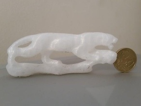 all3d sensescan jaguar a arte animais sentido do scanner 3d print model - Mito3D