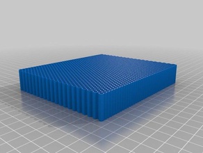 my customized honeycomb generator biology 3d print model - Mito3D