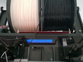 biriktirme parantez reprap 3d yazıcı parçaları filament tutucu makara monte edin 3d print model - Mito3D