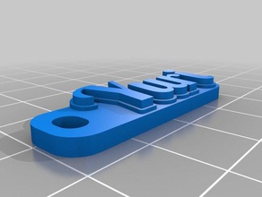 yuri Anahtarlık organizasyon özelleştirilmiş 3d print model - Mito3D