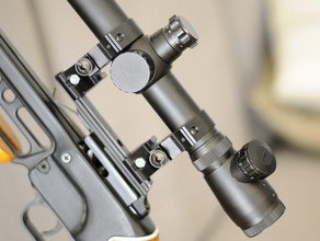 11mm 20mm queue d'aronde weaver picatinny rail convertisseur adaptateur de montage portée la base sport et loisirs arbalète le mont fusil monture lunette 3d print model - Mito3D