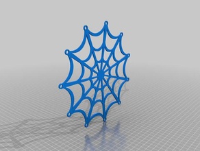 200mm fan cover spiderweb computer fancover web 3d print model - Mito3D