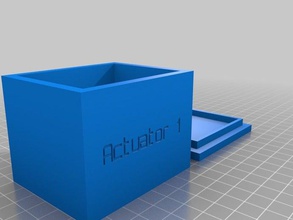 74x60x60 spessa scatola a muro i contenitori personalizzato 3d print model - Mito3D