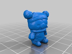 relaxar urso animais scan 3d print model - Mito3D