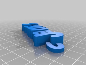 james custom keychain organization customized 3d print model - Mito3D