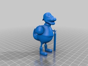 rhino cesta a los animales 3d print model - Mito3D