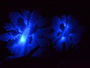 floco de neve lâmpada do bluetooth agregado familiar android arduino o enfeites natal cor a moda diodo emissor luz leds iluminação lightitup makeredchallenge ornamentos rgb úteis ws8 decorações árvore 3d print model - Mito3D