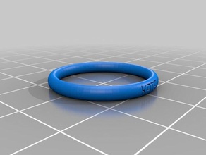 95 ring rings customized 3d print model - Mito3D