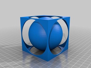 john's captive sphere tw customized 3d print model - Mito3D