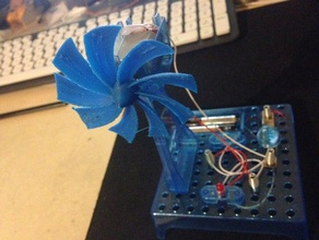 Ventilator fan engineering Tragfläche catchthewind propeller ventilator 3d print model - Mito3D