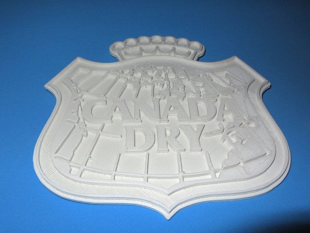 canada dry logo signs & logos 3D print model - Mito3D