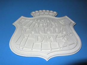 canada dry logo signs & logos 3d print model - Mito3D