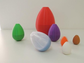 bamboleo de huevo roly-poly weeble 3d print model - Mito3D