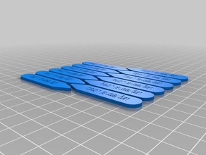 lang memorial library bookmarks accessories customized 3d print model - Mito3D