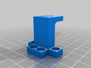 two-up heated bed stand 2up mount qubd twoup two up 3d print model - Mito3D