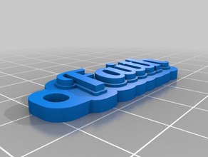 fede portachiavi organizzazione su misura 3d print model - Mito3D