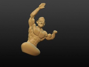 muscle boy people body human man 3d print model - Mito3D