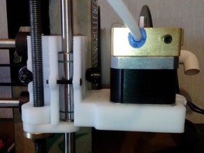 geeetech i3 idler bowden extruder holder 3d printer parts clamp mount geeeeetech i3b acryli 3d print model - Mito3D