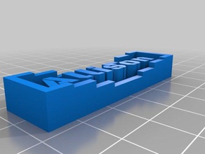 allison öğrenme özelleştirilmiş 3d print model - Mito3D