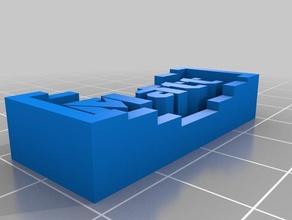 matt de l'apprentissage personnalisé 3d print model - Mito3D
