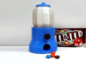 mini macchina delle caramelle famiglia candy arredamento scrivania dispenser cibo casa office giocattolo 3d print model - Mito3D