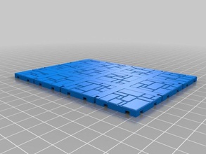 tile 3x4 toy game accessories customized 3d print model - Mito3D