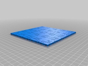 tile 5x5 toy game accessories customized 3d print model - Mito3D