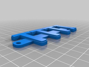 ttti keychain organization customized 3d print model - Mito3D