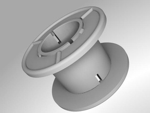 sample spool rolle 3d printer accessories drucker filament sinus 3d print model - Mito3D