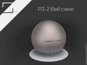 raspberry ball electronics case christophle design pi 2 3d print model - Mito3D