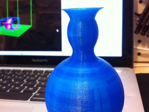 flower vase outdoor garden 3d print model - Mito3D