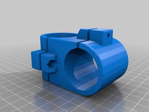 meu personalizados paramétrico objeto universal rack-clamp diy personalizado 3d print model - Mito3D