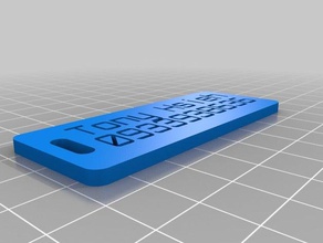 mi personalizados personalizador versión de equipaje etiqueta organización personalizado 3d print model - Mito3D