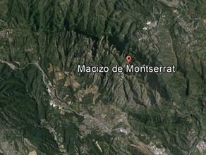 la montaña de montserrat - cataluña aprendizaje cartografía 3d print model - Mito3D