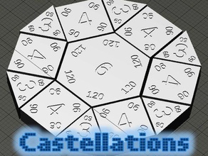 castellations matematik buildacastle lise buhar kök tvy 3d print model - Mito3D