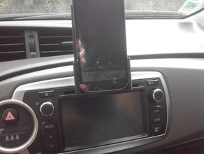 araba cd çalar telefon tutucu araçlar gps monte edin bağlama oyuncu dur wiko 3d print model - Mito3D