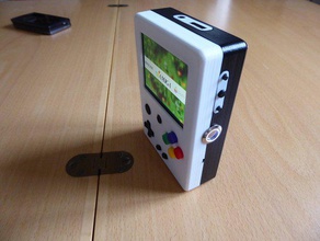 portable raspberry pi game console video games analog stick diy gameboy retropie teensy 3d print model - Mito3D