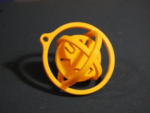 Gyroskop mechanische Spielzeuge kreisel multec multirap 3d print model - Mito3D