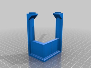 blocco di città portico inserire costruzione giocattoli della 3d print model - Mito3D