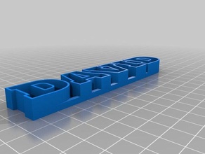 david memorizzazione del testo sculture su misura 3d print model - Mito3D